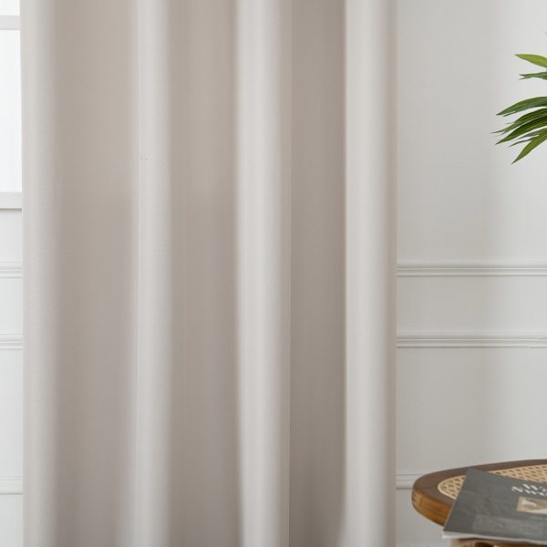 Beauty Home Ύφασμα κουρτίνας με το μέτρο μεσαίας σκίασης Effect Art 8443 Φ320 Εκρού - Image 3