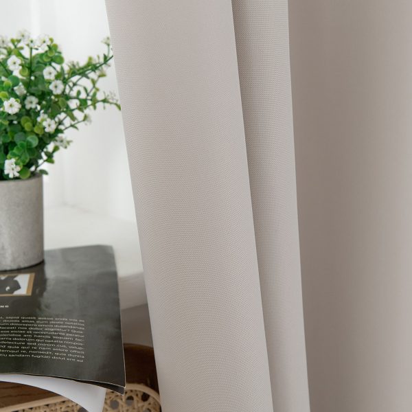 Beauty Home Ύφασμα κουρτίνας με το μέτρο μεσαίας σκίασης Effect Art 8443 Φ320 Εκρού - Image 7