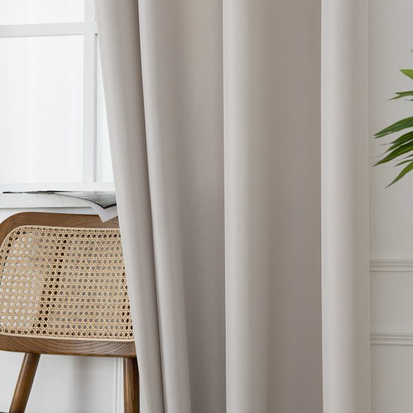 Beauty Home Ύφασμα κουρτίνας με το μέτρο μεσαίας σκίασης Effect Art 8443 Φ320 Εκρού - Image 8