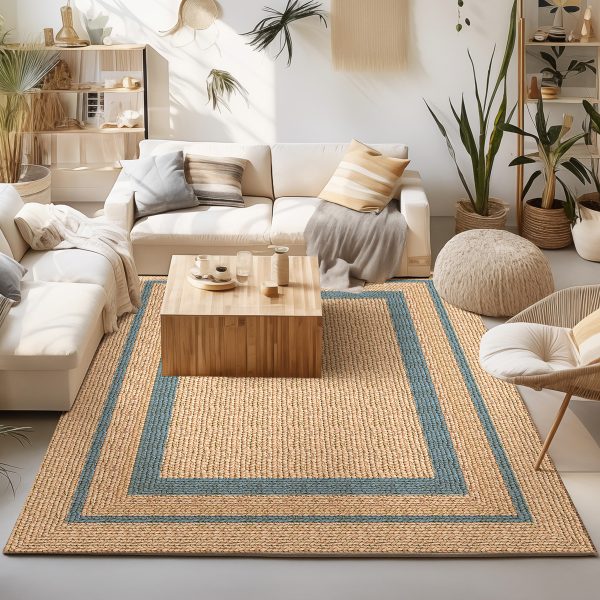 Beauty Home Πατάκι Tropic Art 9138 65x150 Μπεζ,Μπλε